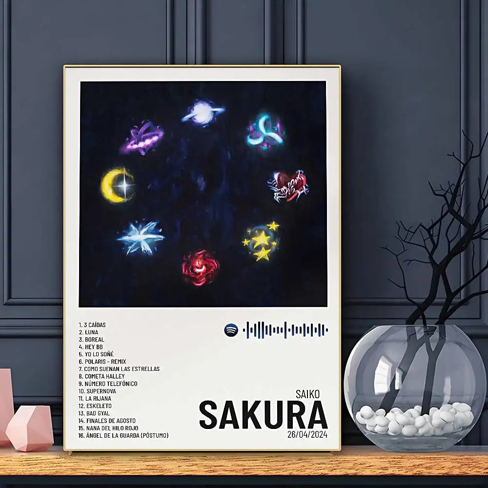 Singer SAIKO Poster HD Art Sticky Wall Waterproof Home Living Room Bar Decoration