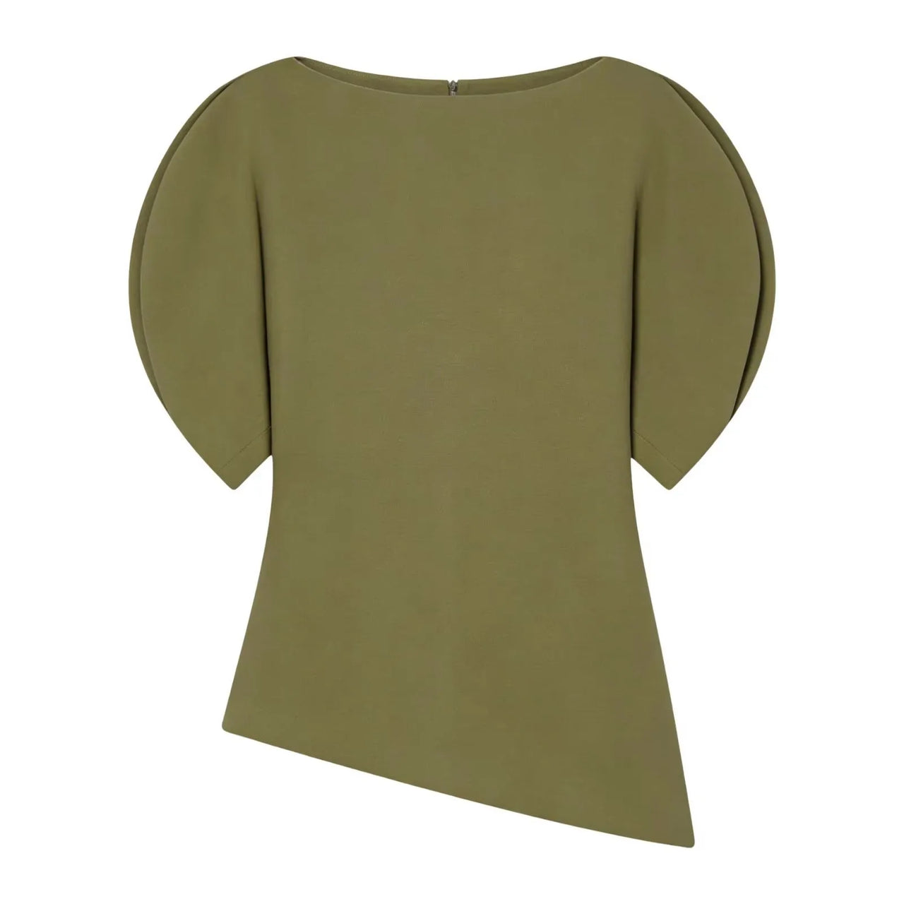 HH Women Vintage Black Short Puff Sleeve Shirts O Neck Asymmetrical Hem Blouse 2026 Spring Trend High Street Lady Chic Tops
