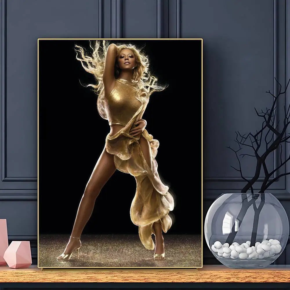 Singer Mariah Carey Poster HD Art Sticky Wall Waterproof Home Living Room Bar Decoration