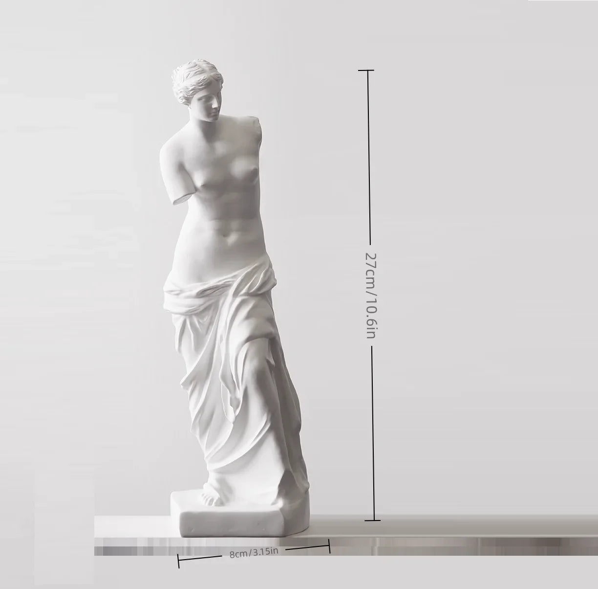 Figurine de la mythologie grecque en résine, Statue de Venus de Milo, Sculpture d'Afrodite, Figurine de déesse, décoration arti
