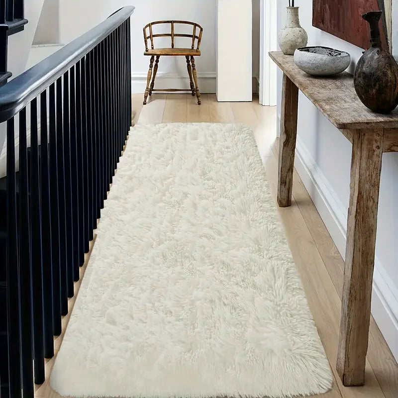 VIKAMA Comfortable Plush Carpet, Super Soft And Fluffy Bedroom Bedside Rug, Corridor And Hallway Floor Mat, Home Decoration
