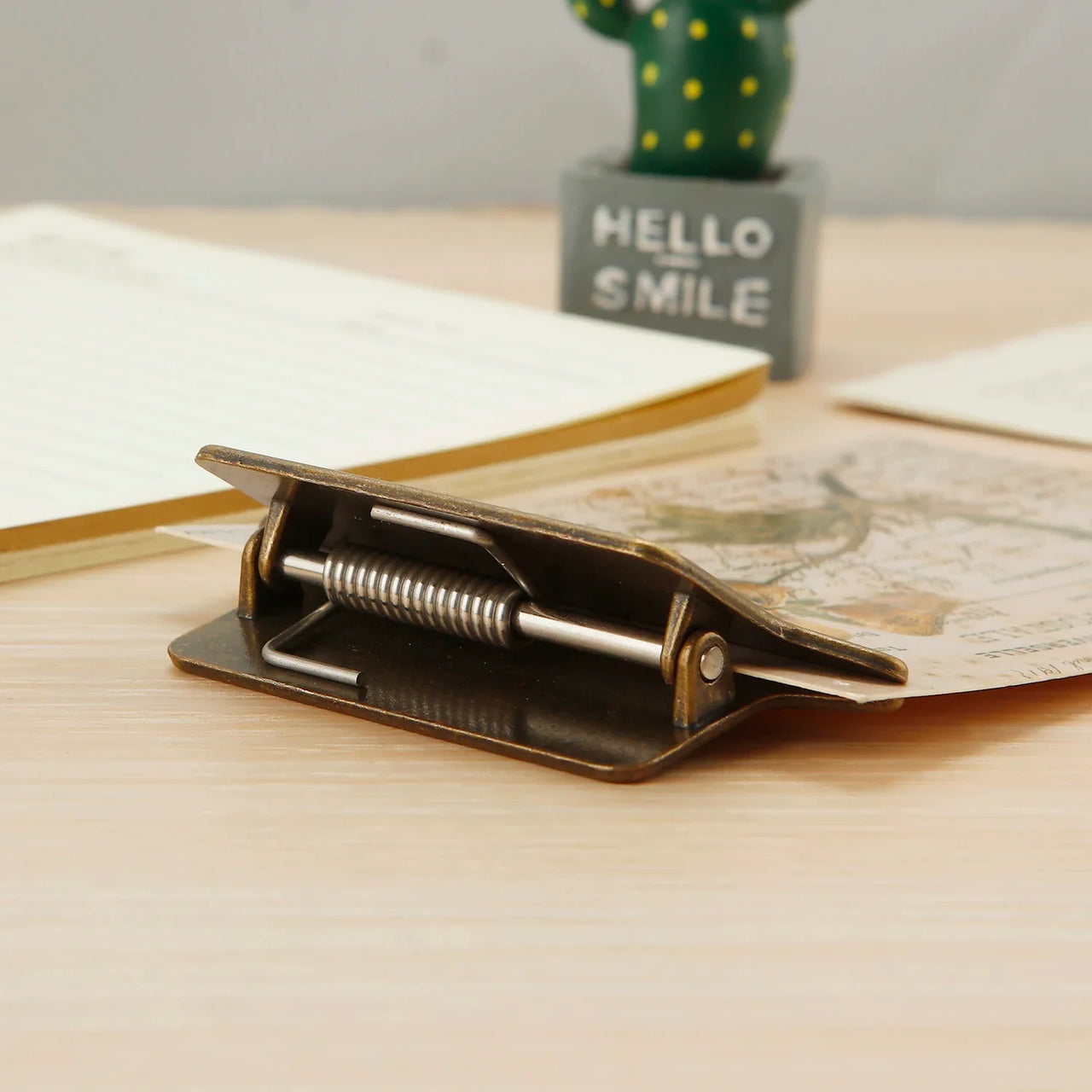 1PCS Retro Metal Binder Clips Foldback Notes Letter File Paper Clip Binding Securing Clips Office School Stationery 85mm