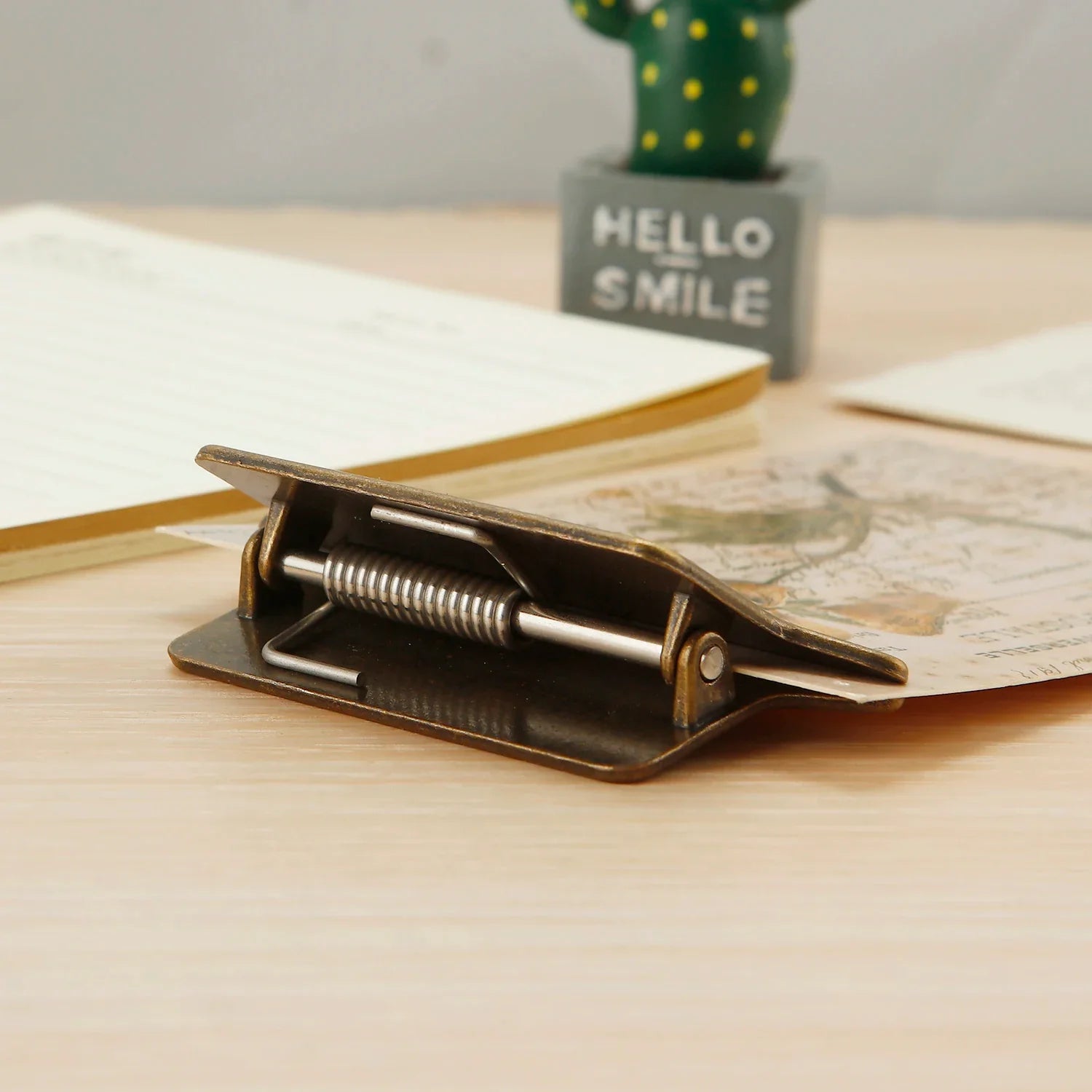 1PCS Retro Metal Binder Clips Foldback Notes Letter File Paper Clip Binding Securing Clips Office School Stationery 85mm