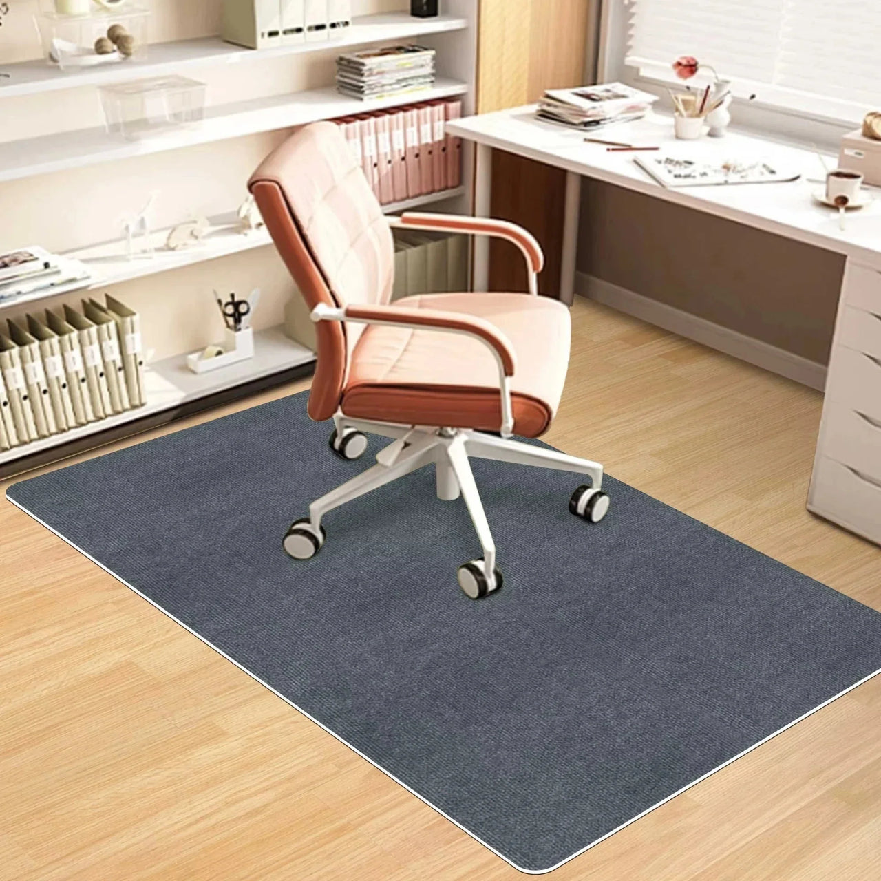 VIKAMA Study Area Carpet, Stain-Resistant And Wear-Resistant, Swivel Chair Mat, Learning Area Carpet, Home Decoration
