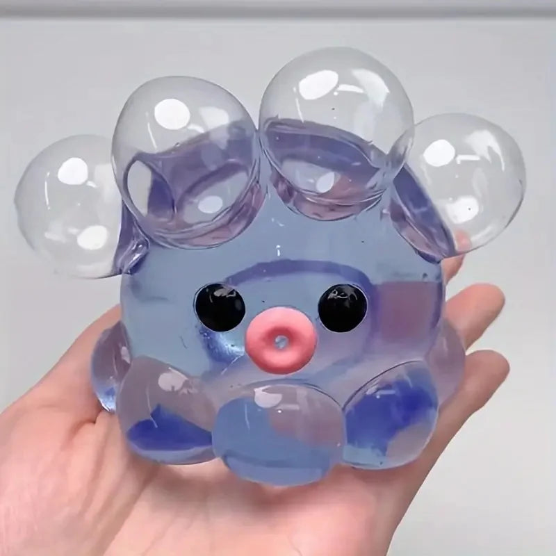Homemade Bubble Octopus Squeeze Toy for Relax Fun Party & Birthday Gift Slow Rebound TPR Material Interactive Sensory Game Toys