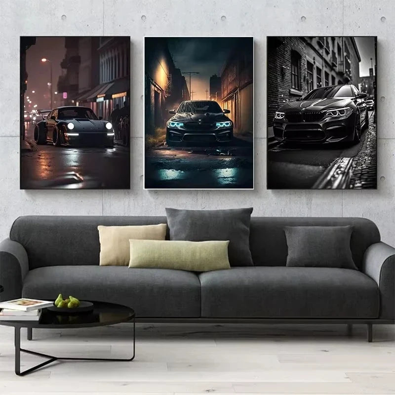 Modern Painting Cars E30 M3 Poster and Prints Canvas Wall Art Pictures for Home Decoration Living Room