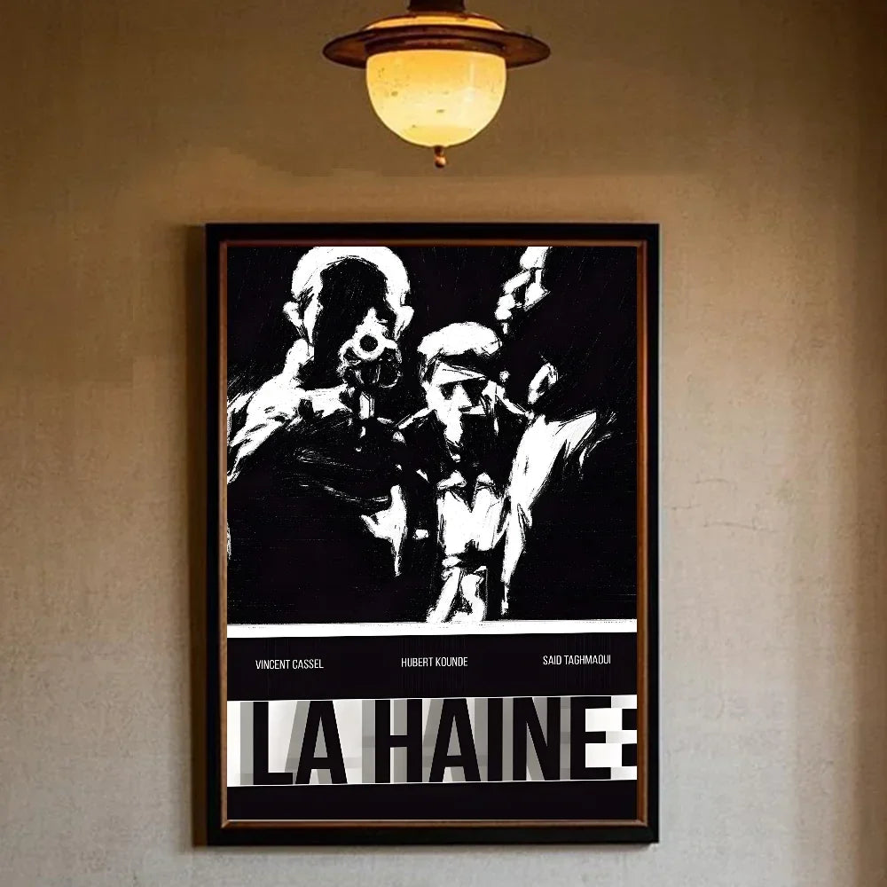 La Haine 1995 Movies Poster HD canvas painting home living room bedroom bar aesthetic decoration