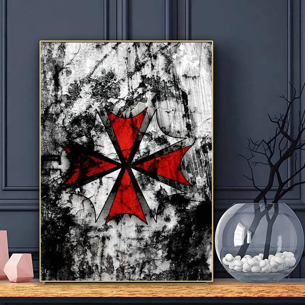 R-RESIDENT Game E-EVILs Poster HD Art Sticky Wall Waterproof Home Living Room Bar Decoration
