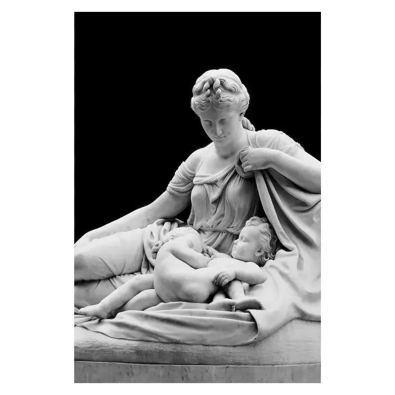 Nordic Simple Wall Art Black Ancient Greek Gods Sculpture David Statue Canvas Print Poster Home Living Room Bedroom Decoration