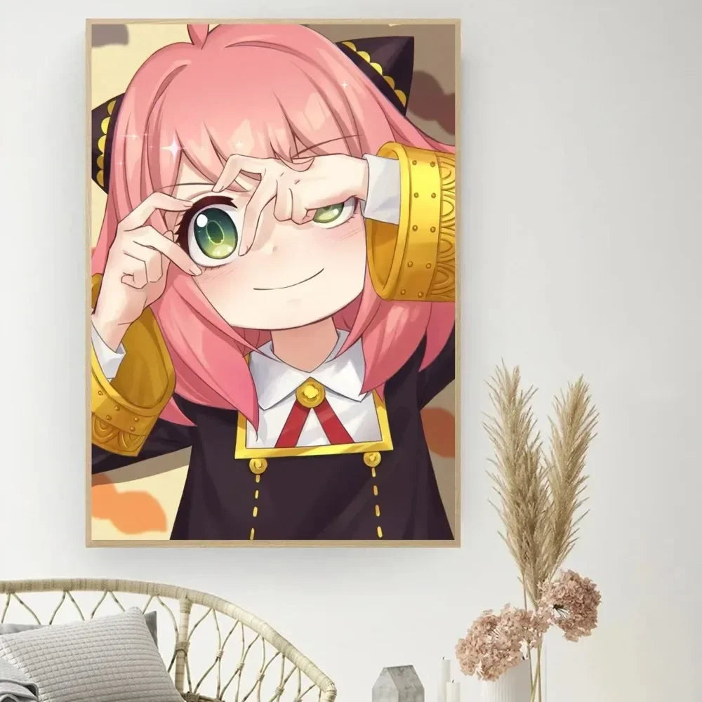 Classic Retro Wall Art, Anime 