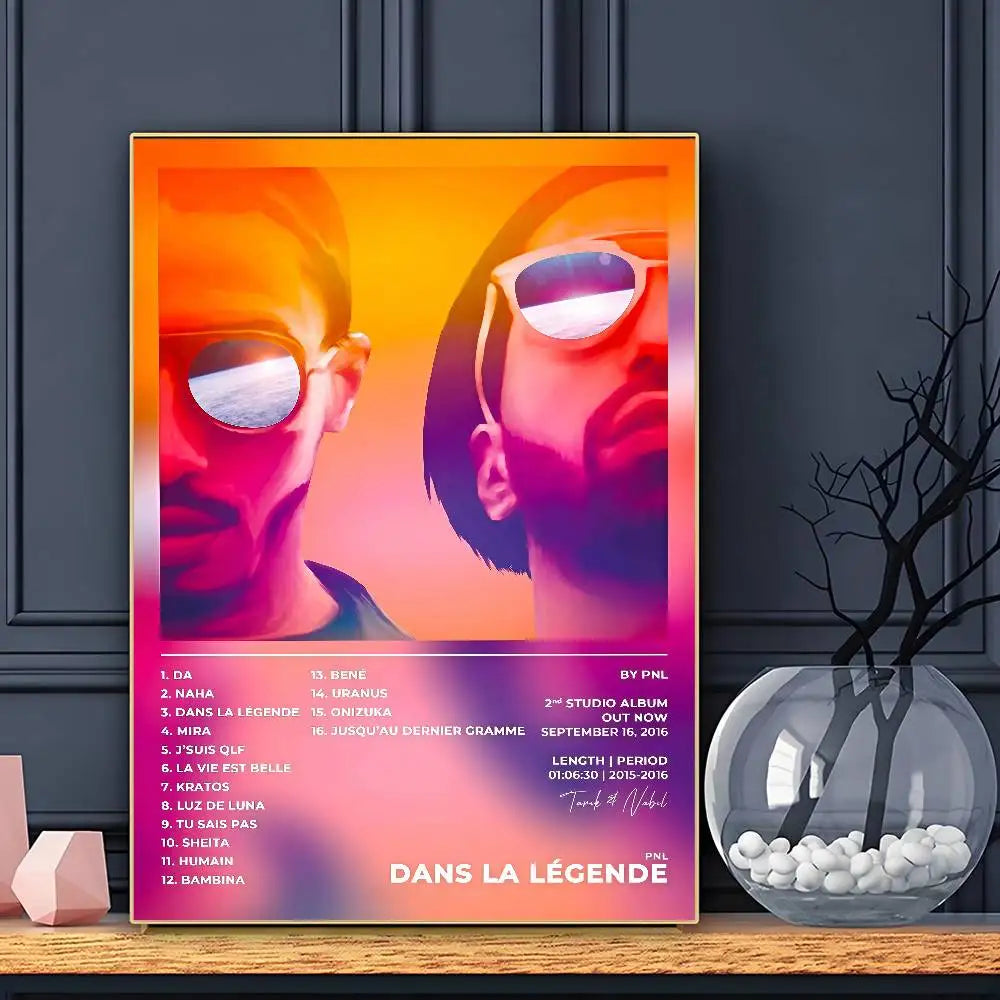P-PNL Poster HD Art Sticky Wall Waterproof Home Living Room Bar Decoration