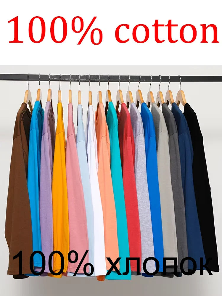 LEGIBLE 2026 Spring Autumn Long Sleeve Cotton T-Shirt Women Basic Tee Shirt Oversize T Shirt Women Casual O-neck Women tshirt