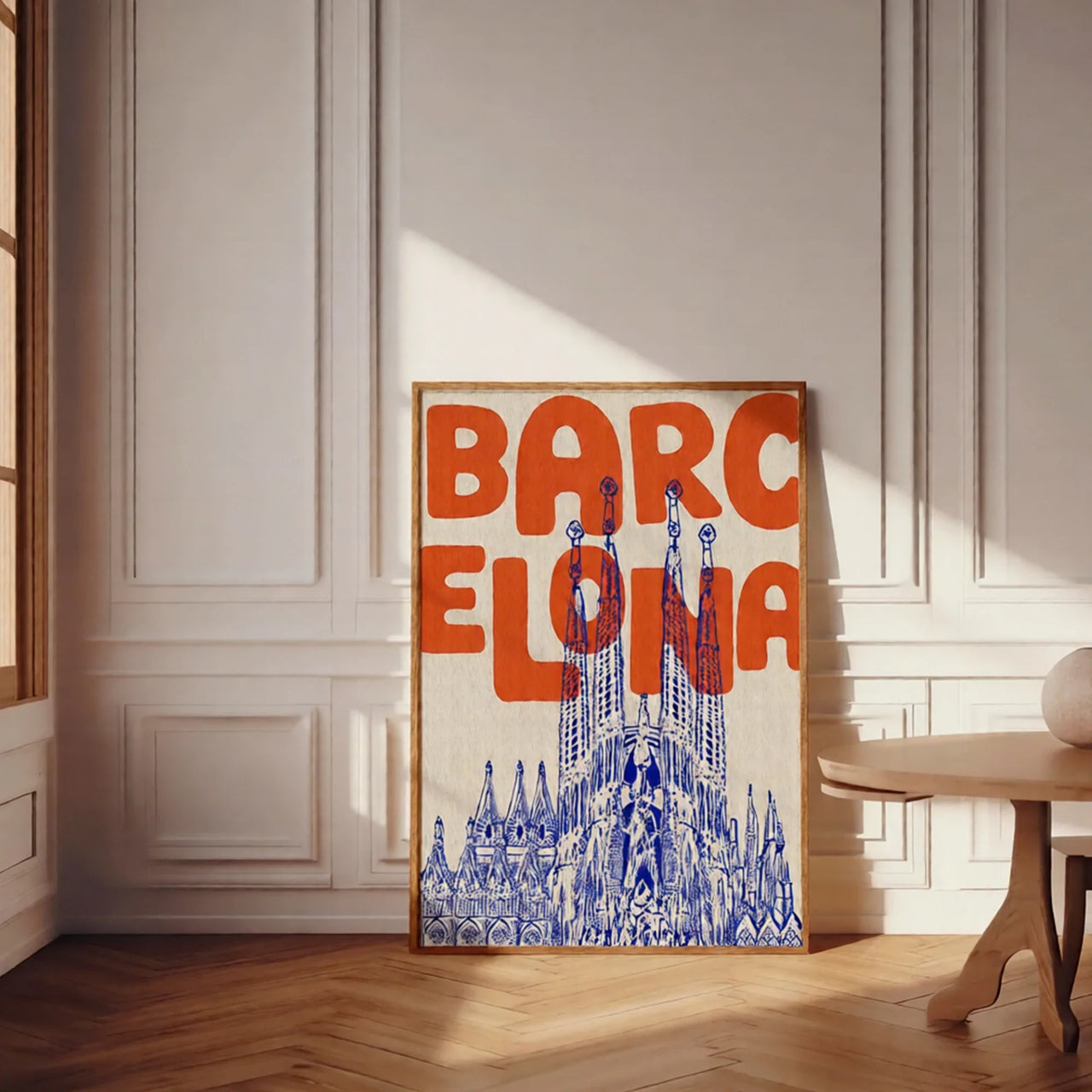 Barcelona Travel Poster Spain Wall Art Print Canvas Painting Poster Picture For Living Room,Bedroom Dining Room Home Decor