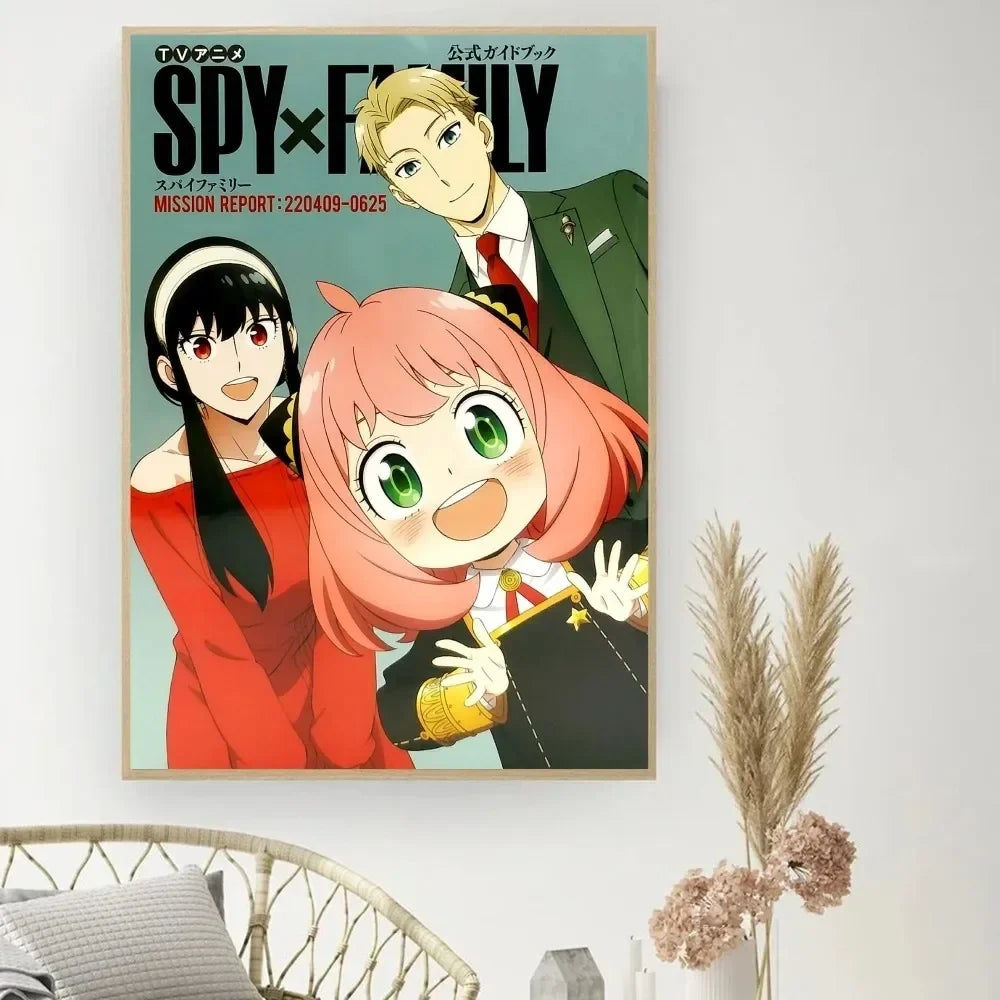Classic Retro Wall Art, Anime 