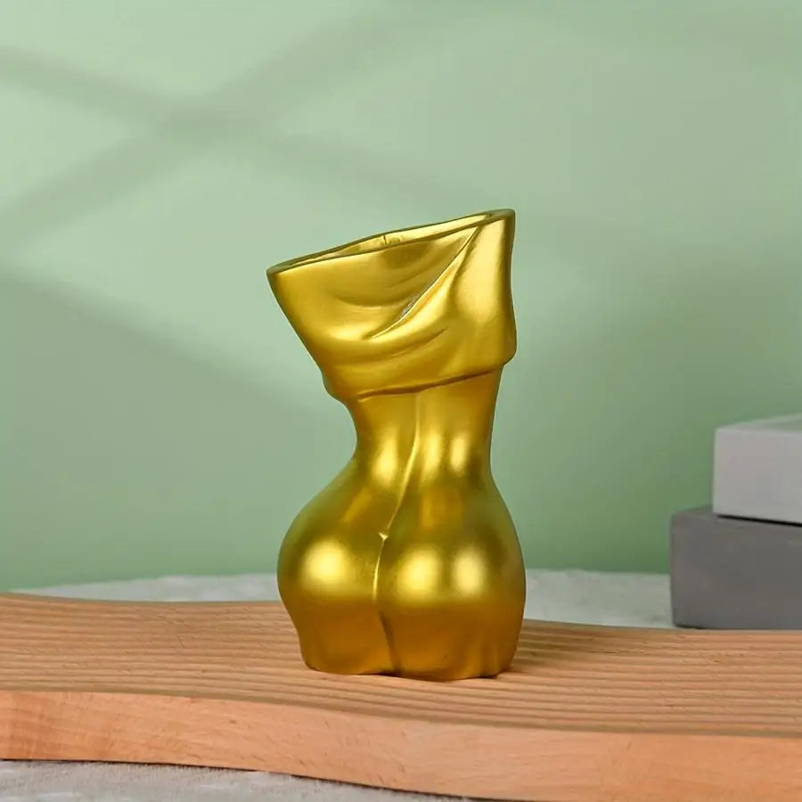 Body vase feminine form | Body shape vase | Decorative body statue | Unique female body vase | Women's body vase | Ceramic incen