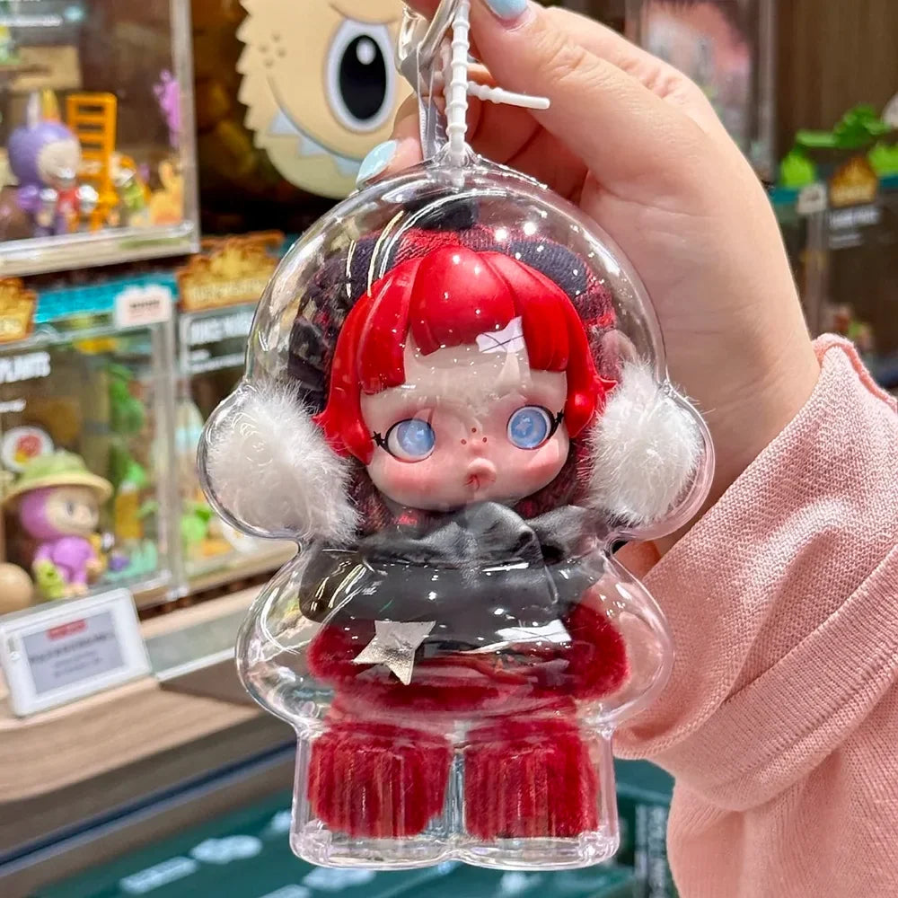 Transparent Protective Case for SkullPanda Guangweaving Garden V2 SP Doll Portable Organizer Box Storage Case