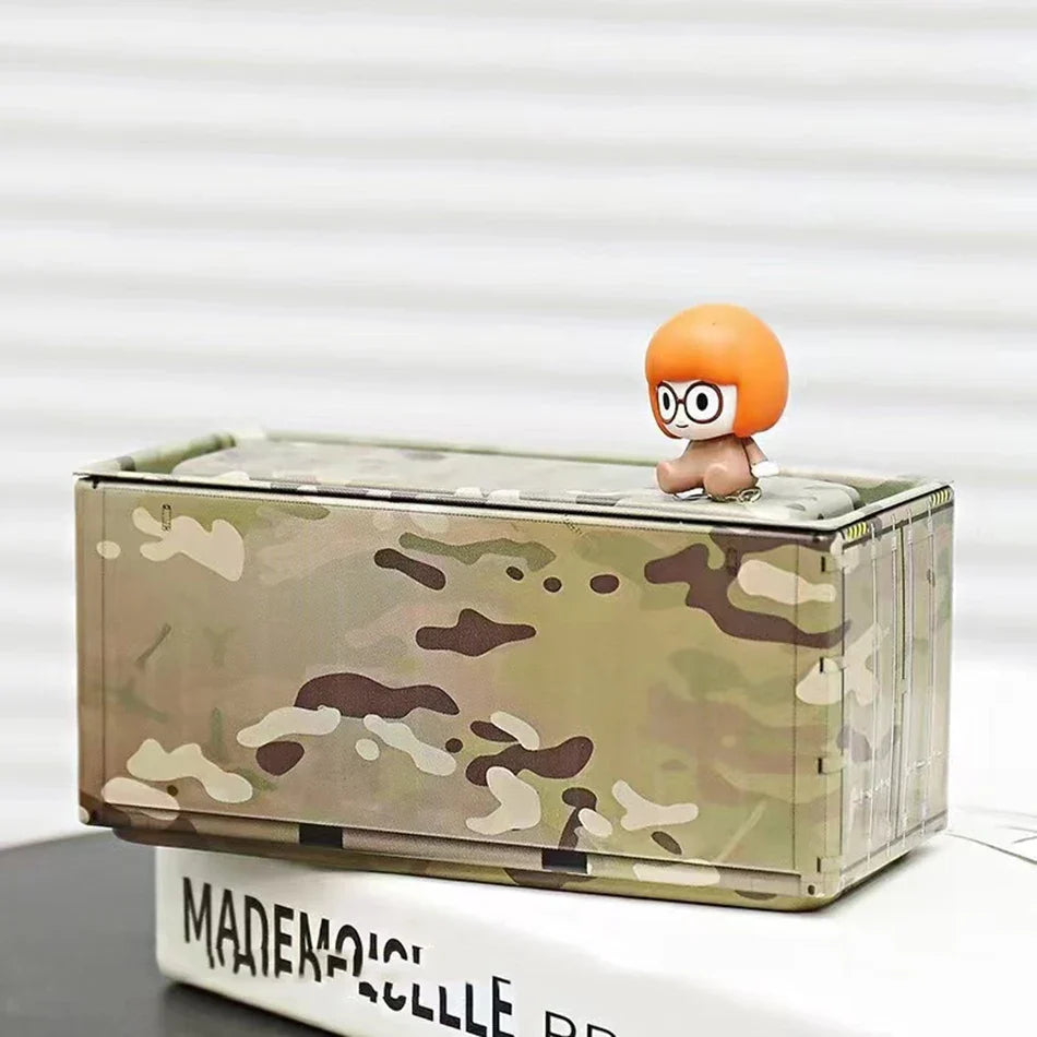 Mini Iron Storage Box Miniature Storage Iron Box Creative Decoration Collect Small Item Desktop Mini Container Model Xmas Gifts