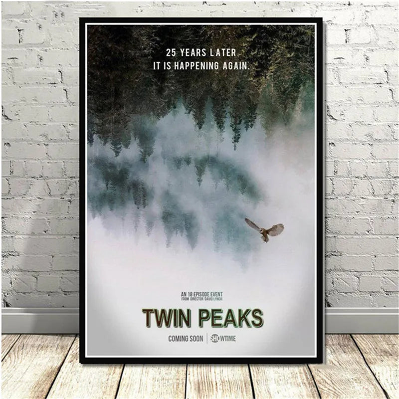Twin Peaks TV Series Shows Classic Movie Anime Poster And Prints Canvas Painting Art Wall Pictures For Living Room Home Decor