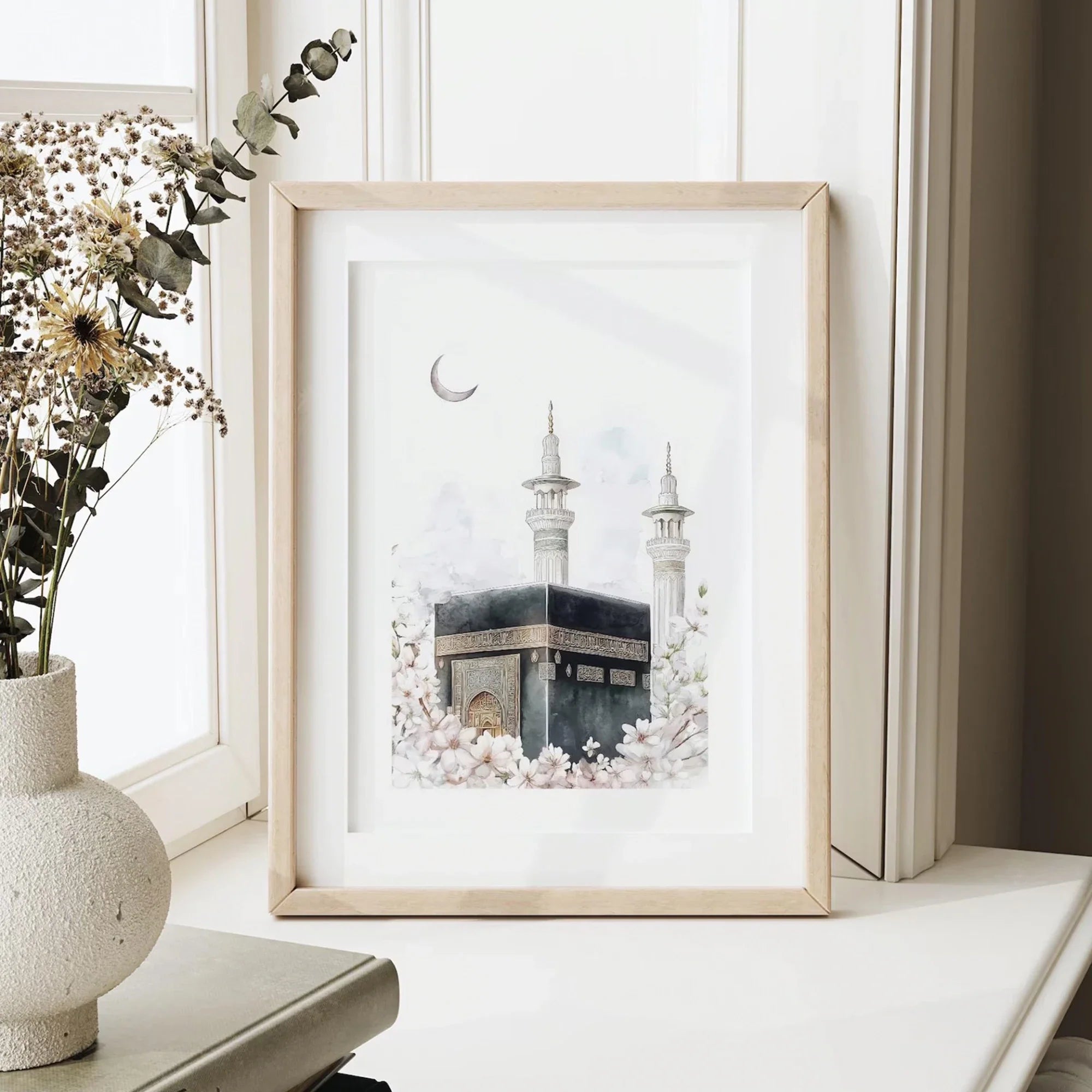 Modern Muslim Islam Kaaba Islamic Ramadan Wall Art Print Canvas Painting Poster Picture For Living Room,Bedroom Home Decor