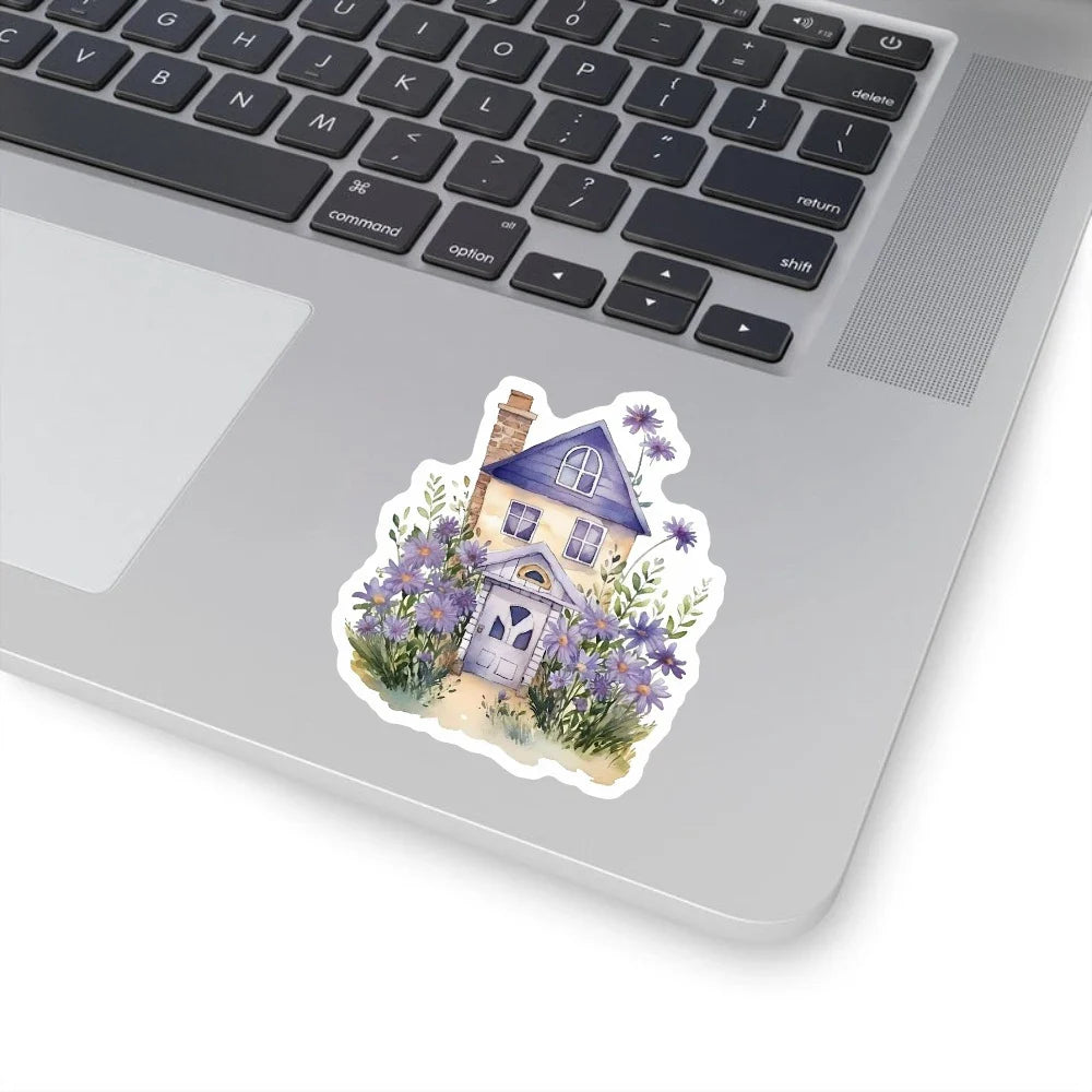 10/30/50pcs Retro Cute Flower House Aesthetic Stickers Kawaii Decals DIY Notebook Laptop Suitcase Phone Funny Decoration Sticker