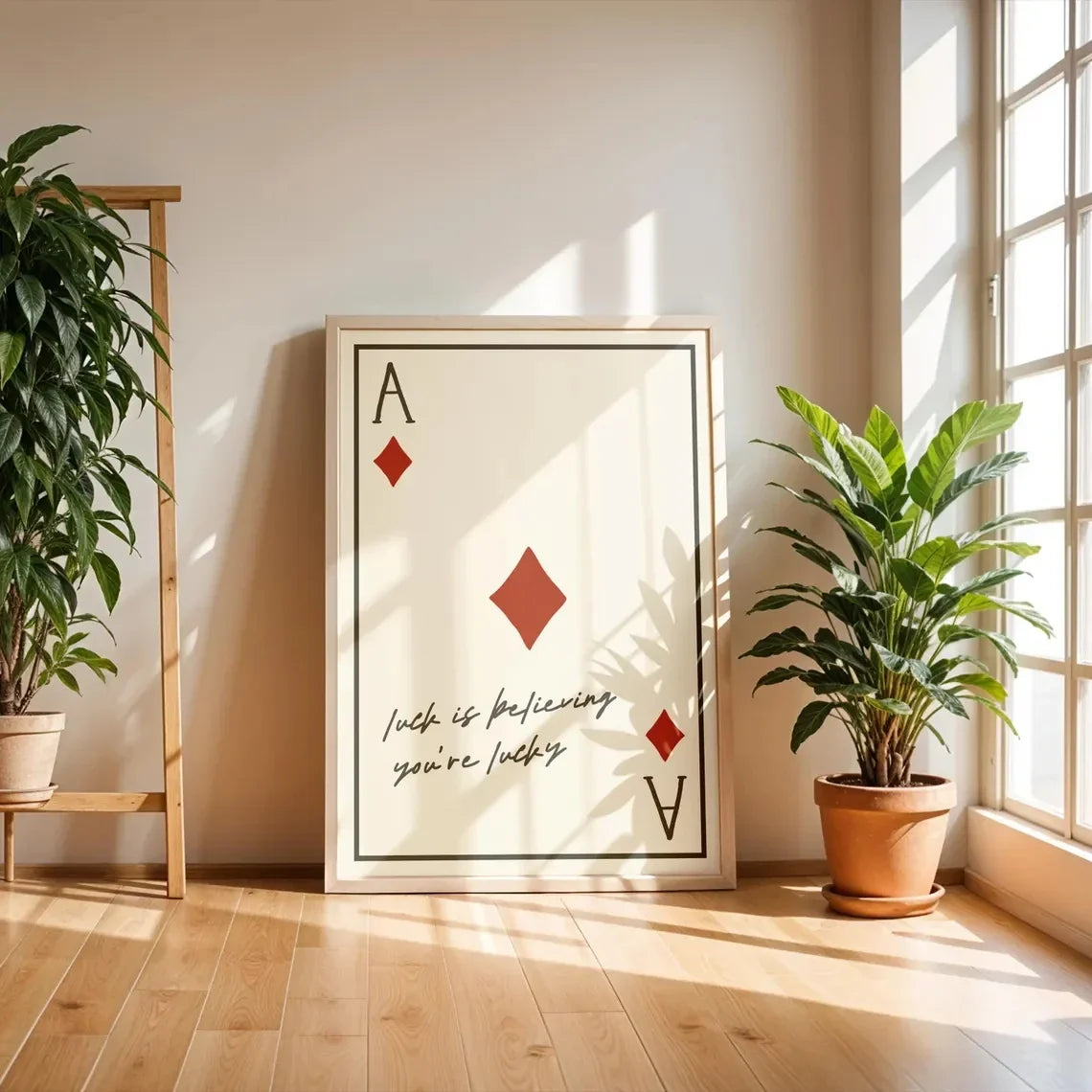 Personalized Poker Square Ace Wall Art Prints Canvas Painting Poster Picture For Living Bed Room Home Decor