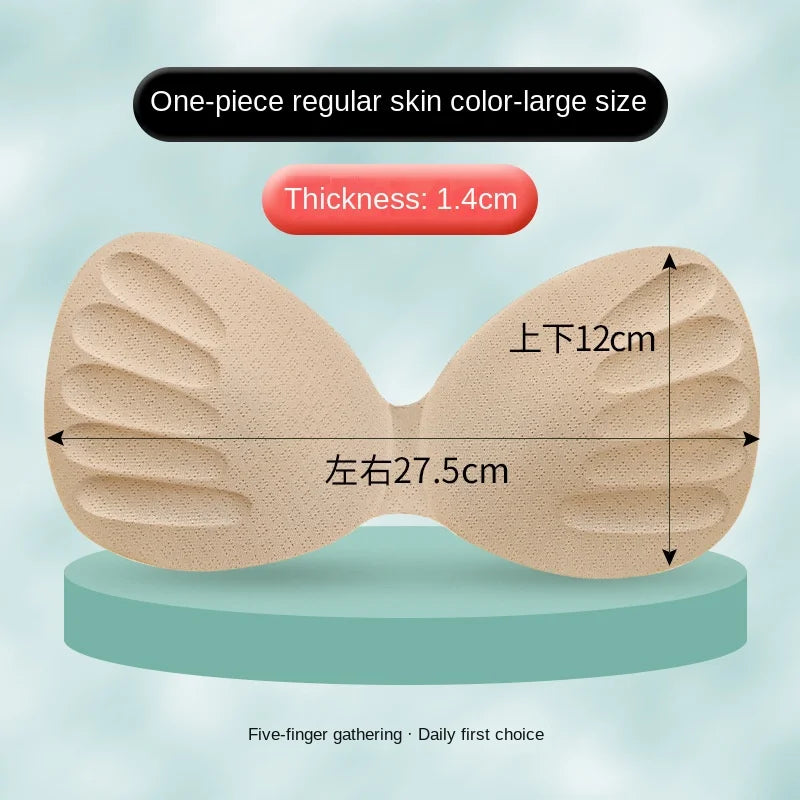 Bra Inserts Chest Pad Soft Bra Enhancer Push Up Chest Padded Bikini Padded  Body-fitted Foam Sponge Swimsuit Padding