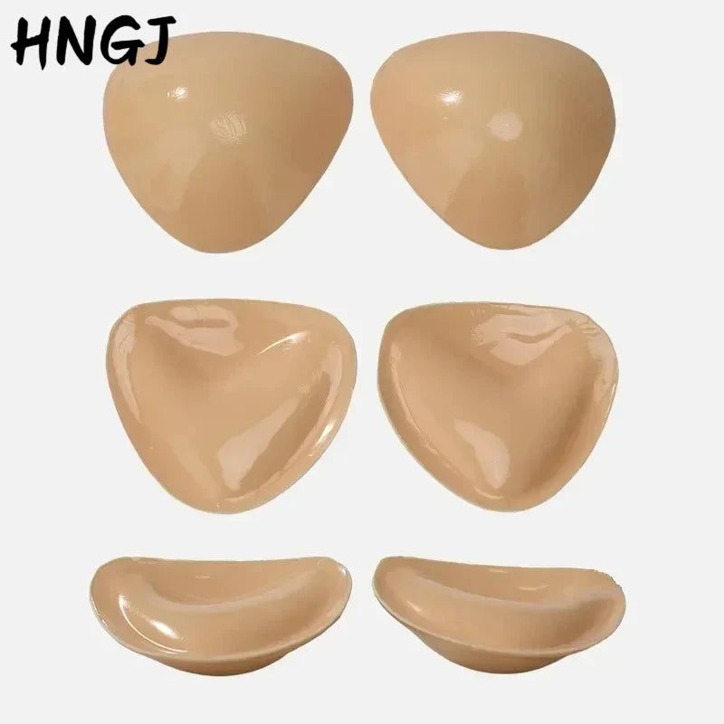 Push Up Pads Double Sided Adhesive Sticky Bra Inserts Waterproof Thick Enhance Bikini Swimsuit Cup