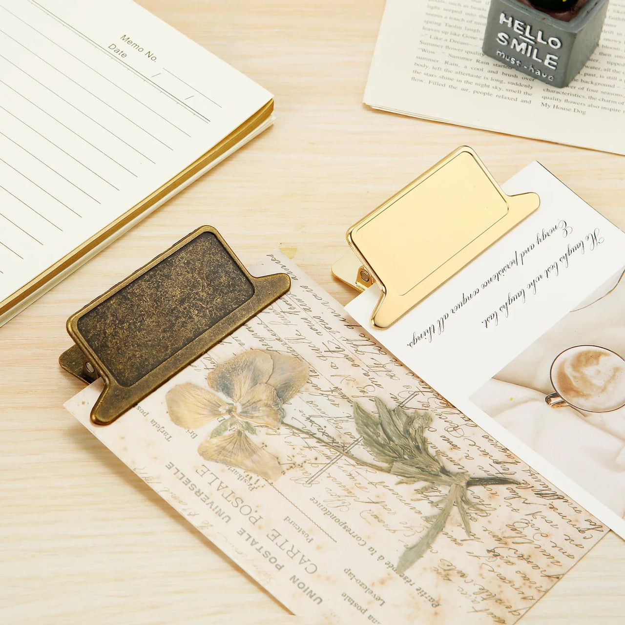 1PCS Retro Metal Binder Clips Foldback Notes Letter File Paper Clip Binding Securing Clips Office School Stationery 85mm