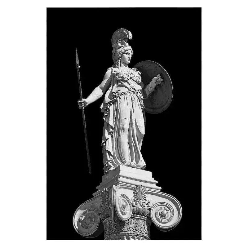 Nordic Simple Wall Art Black Ancient Greek Gods Sculpture David Statue Canvas Print Poster Home Living Room Bedroom Decoration
