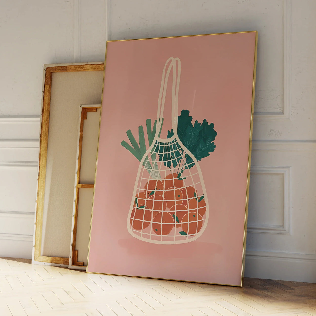 Modern Fruits And Vegetables Wall Art Printmaking Canvas Painting Poster Picture Living Room Bedroom Waterproof Home Decoration