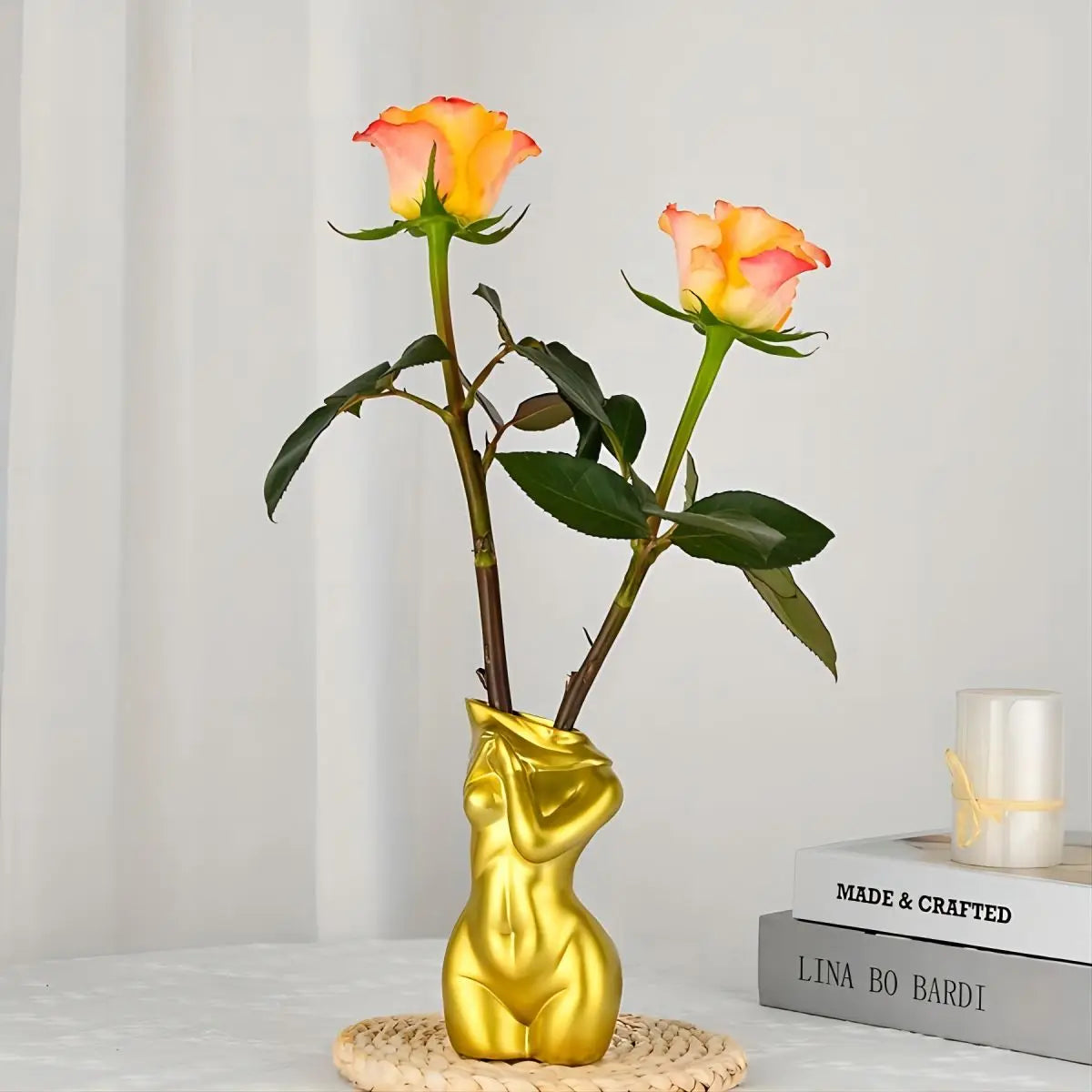 Body vase feminine form female body flower vase cute bud vase body vase modern chic decorative flowers, bohemian home, feminist