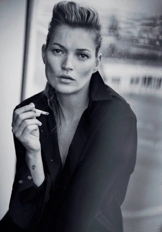 Kate Moss Print Poster Fashion Print Life Is Joke Print Fashion Decor Model Poster Cafe Aesthetic Poster Canvas Painting Decor
