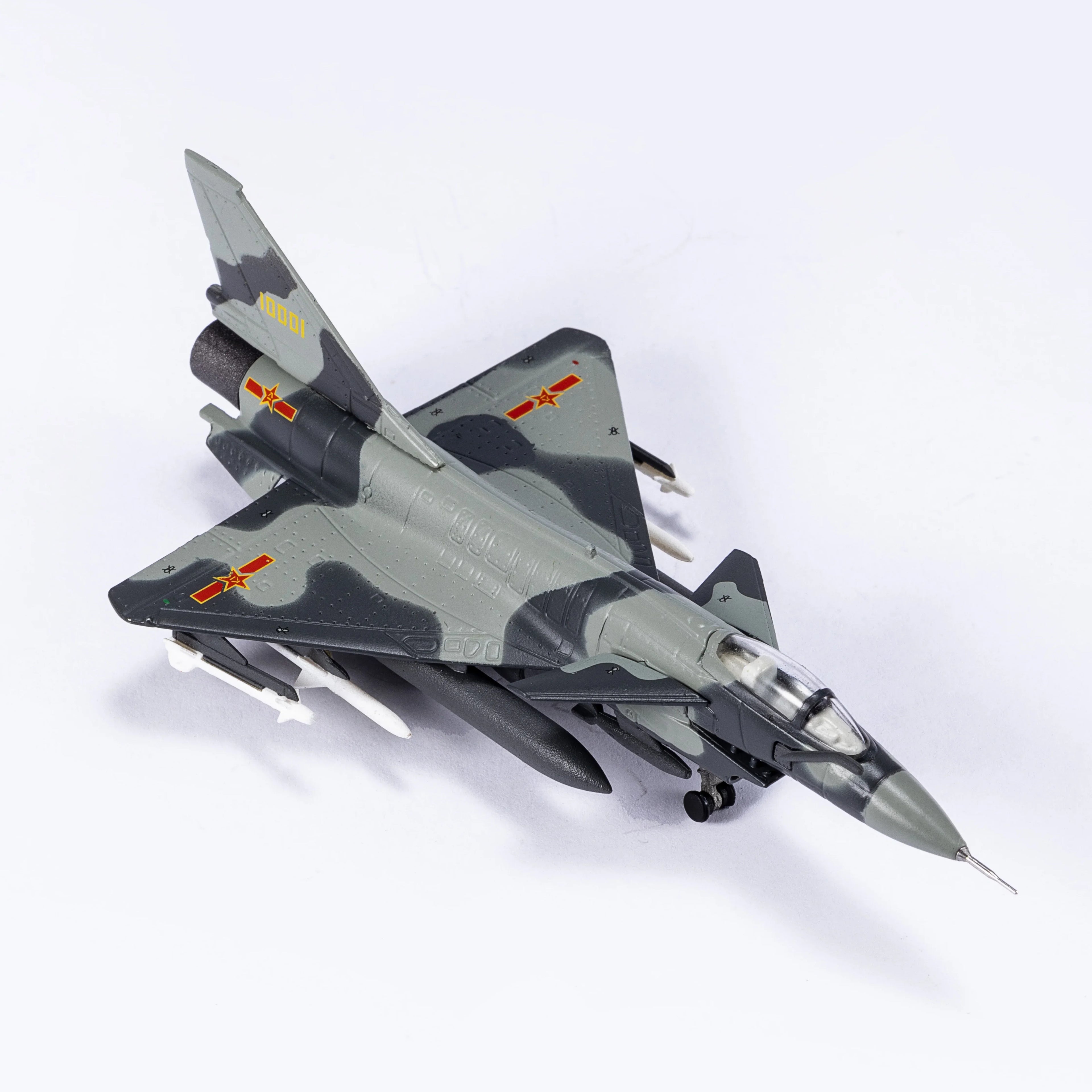 J10 1/144 Scale Metal Model airplane (including base) Scale model Home placement, collection and decoration  Creative gift
