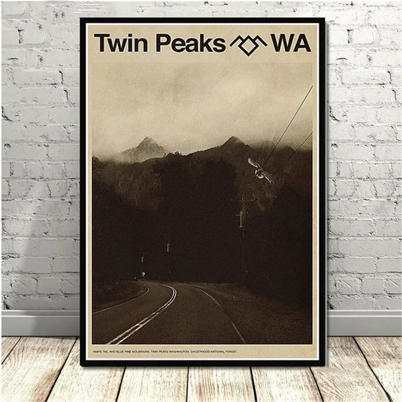 Twin Peaks TV Series Shows Classic Movie Anime Poster And Prints Canvas Painting Art Wall Pictures For Living Room Home Decor