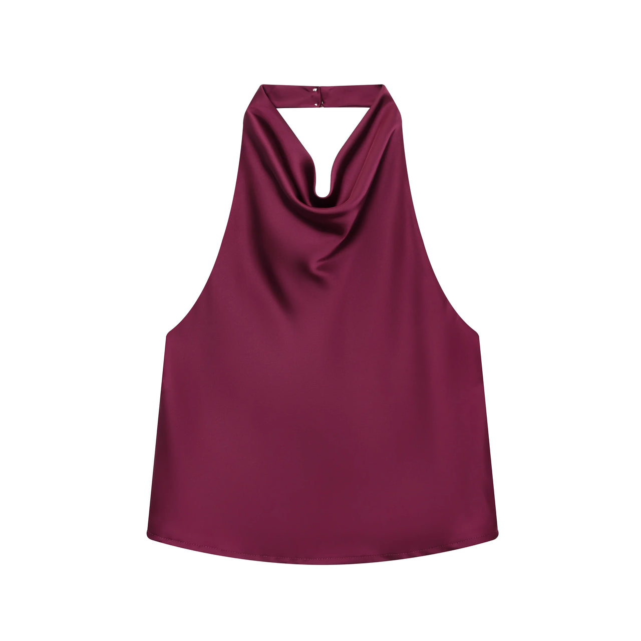 TFMLN 2025 Women Sexy Halter Top Spring Summer Sexy Backless High Street Waistcoat Female Fashion Solid Elegant Halter Neck Tops