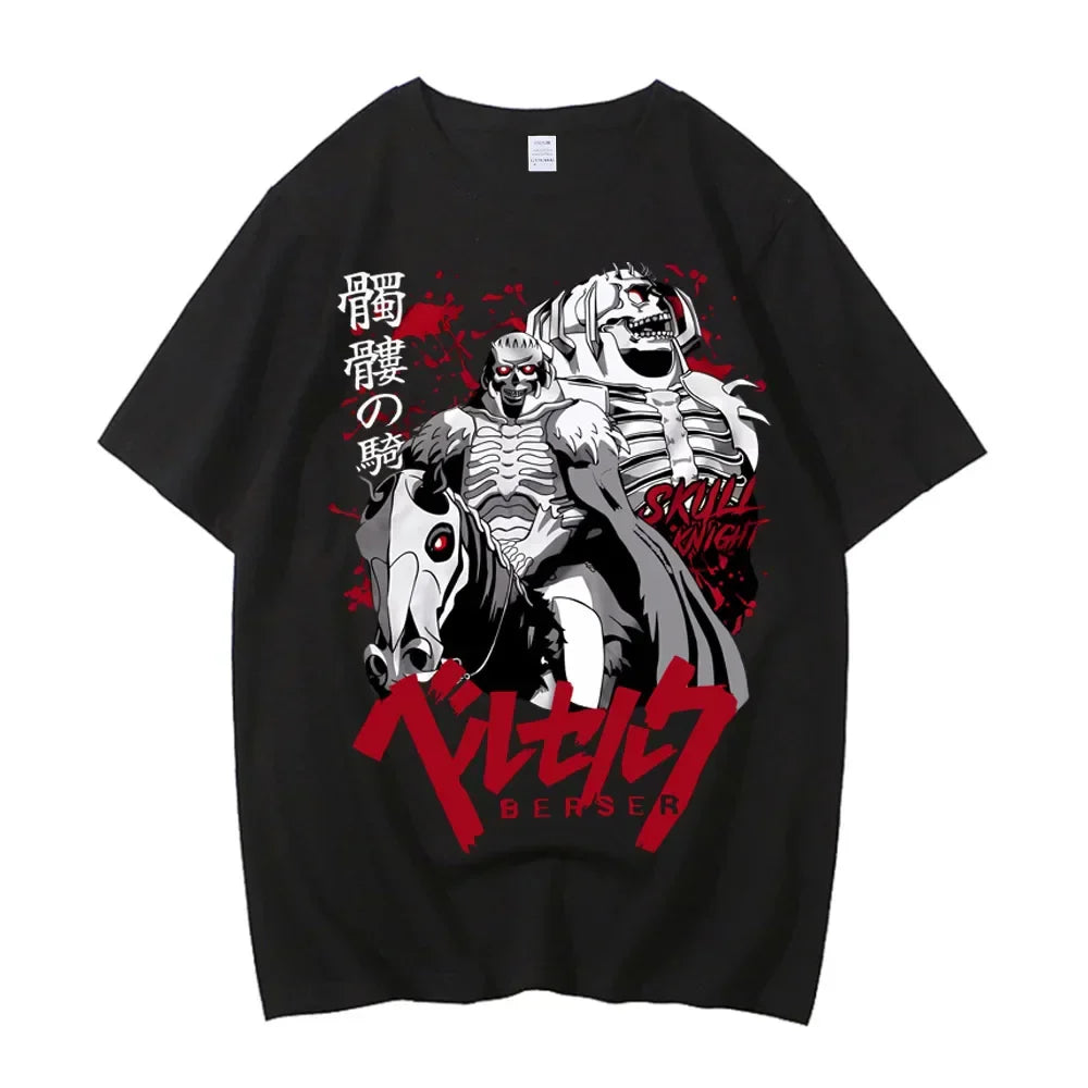 Anime Berserk T-shirt Summer Women's Short Sleeve T-shirt Printed Top 2025 Trendy T-shirt Fan Clothing Graphic T Shirts Y2K Tops