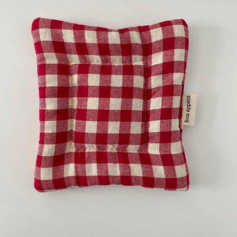 Coaster Fresh Pastoral Style Cotton Coaster Cloth Insulation Pad Table Mat Placemat Home Decoration Kitchen Accessories