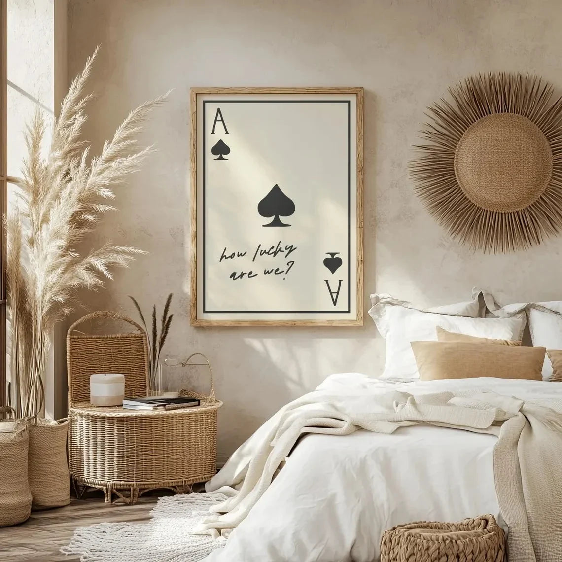 Personalized Poker Square Ace Wall Art Prints Canvas Painting Poster Picture For Living Bed Room Home Decor