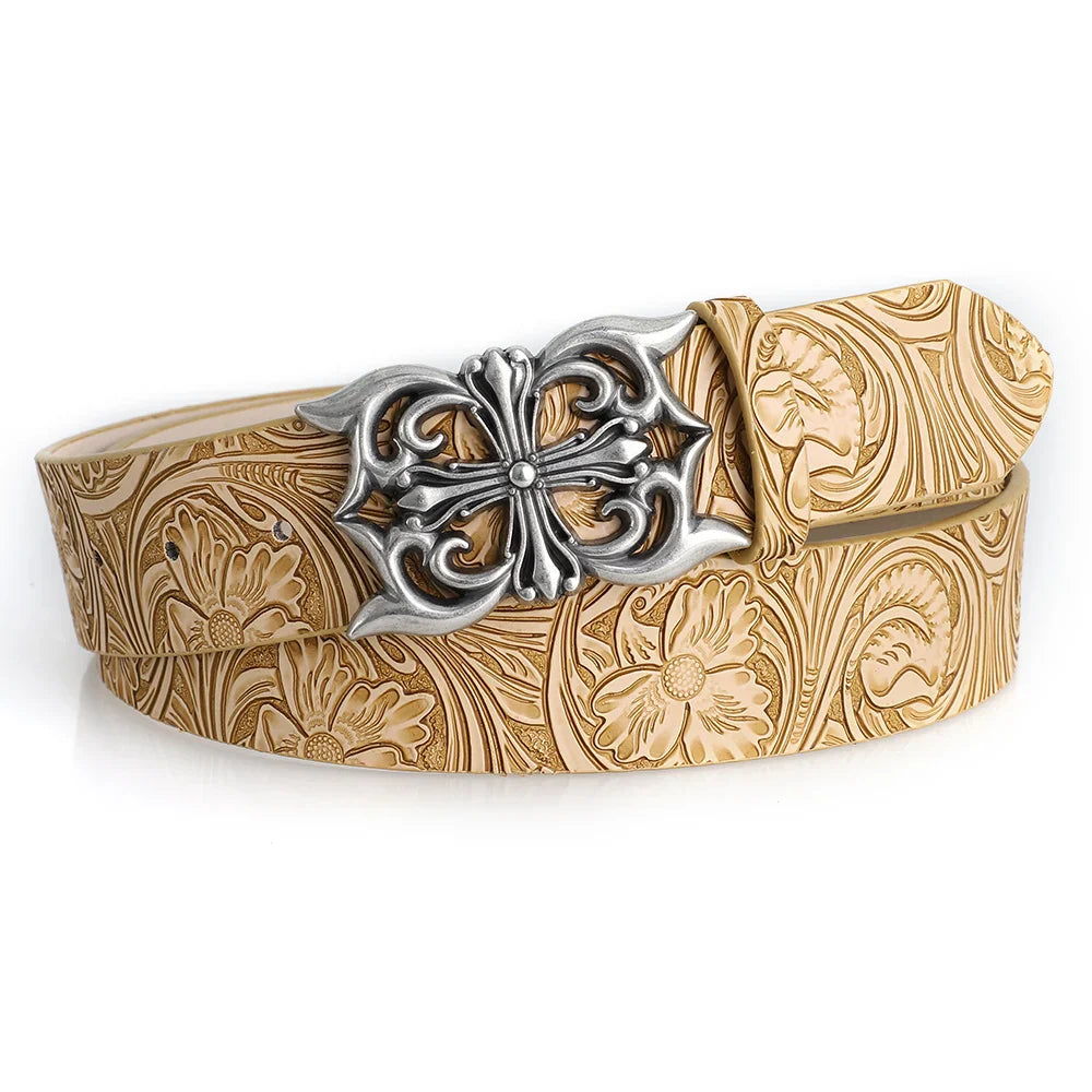 Retro Men's Belt Bohemian Style - Fashion Personalized Belt For Men Women Punk Rock Y2K Belts - For Jeans, Dresses & Casual Wear