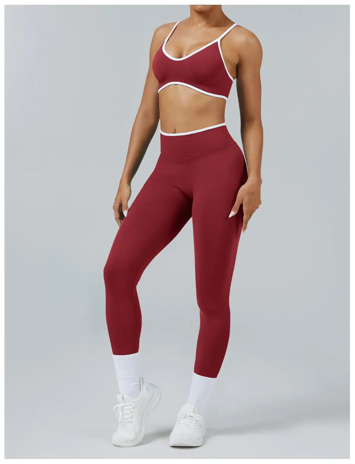 Women's Color Block Sports Bra Racerback Breathable Moisture-Wicking Workout Gym Fitness Yoga Running High Impact Support Active