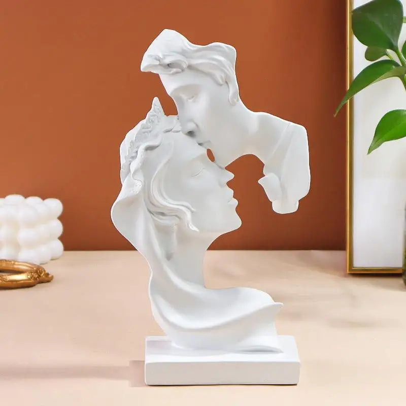 Our resin couple figurines are made of one-piece molding technology, the surface is neat and smooth, not easy to oxidize and fad