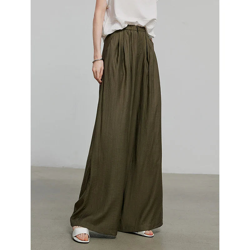 TOYOUTH Women Casual Pants 2025 Summer New Long Pants 8527002