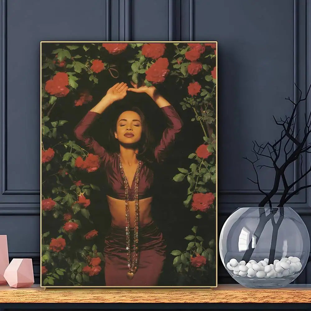 Singer S-SADE Poster HD Art Sticky Wall Waterproof Home Living Room Bar Decoration