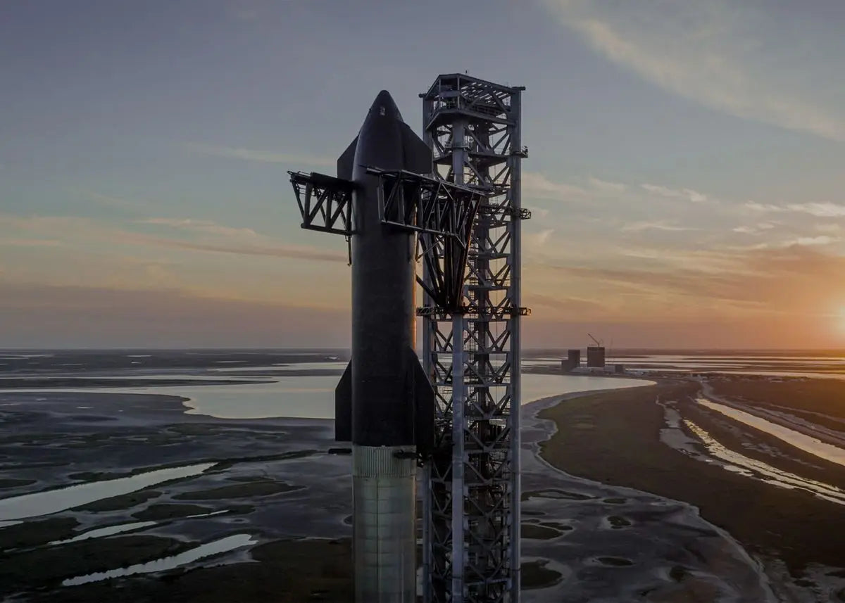 Real Photos of Spacex Starship Prints Canvas Poster Aviation Technology Wall Art Decor Rocket Art Photos Wall Art Decoration
