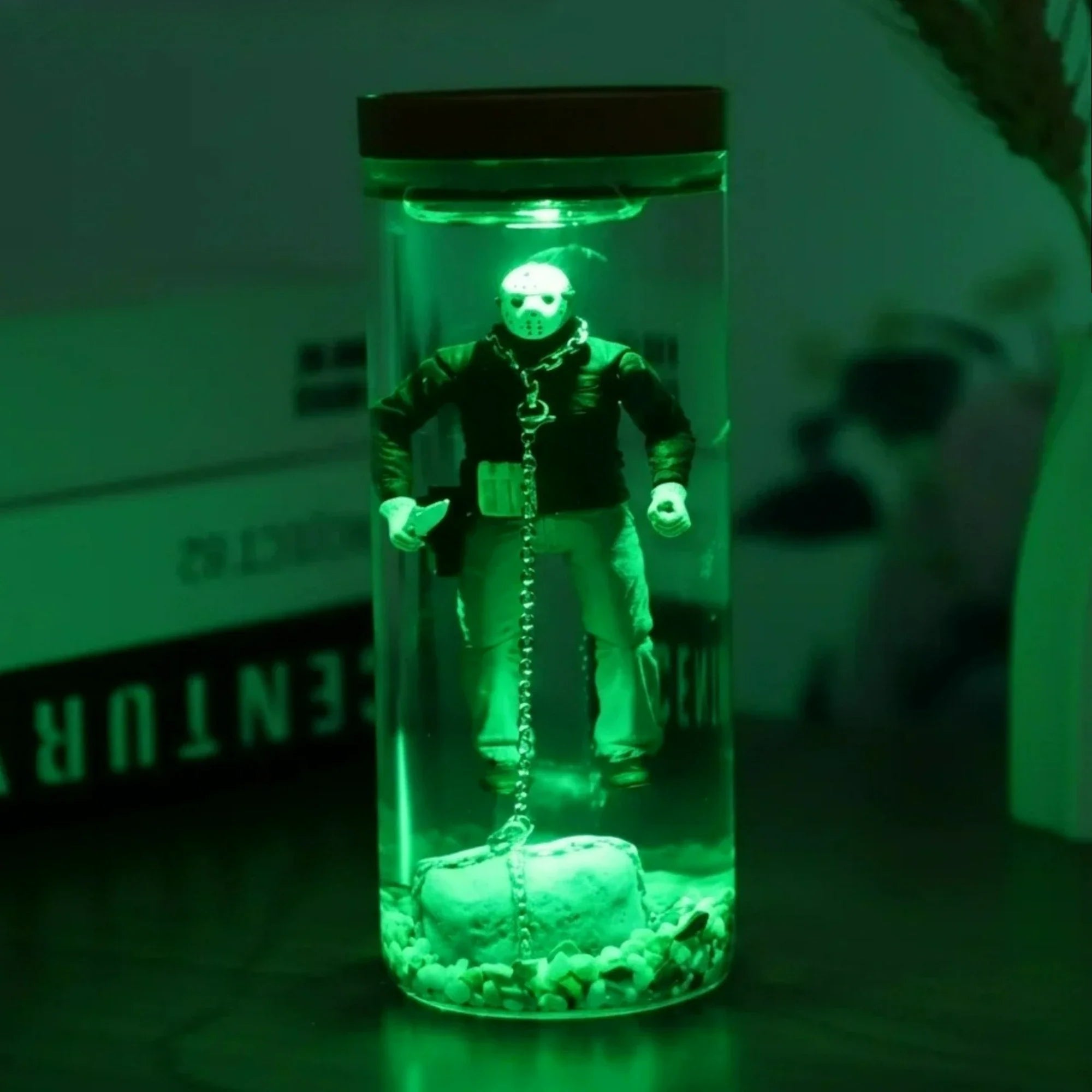 Jason Voorhees Friday 13th Water Lantern Collector Water Lantern Horror Decoration Gift Souvenir Halloween Night Lantern Decor