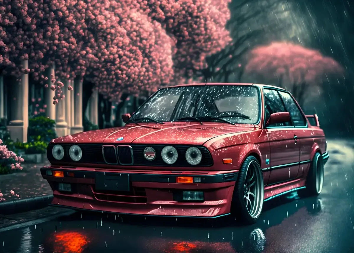 Modern Painting Cars E30 M3 Poster and Prints Canvas Wall Art Pictures for Home Decoration Living Room