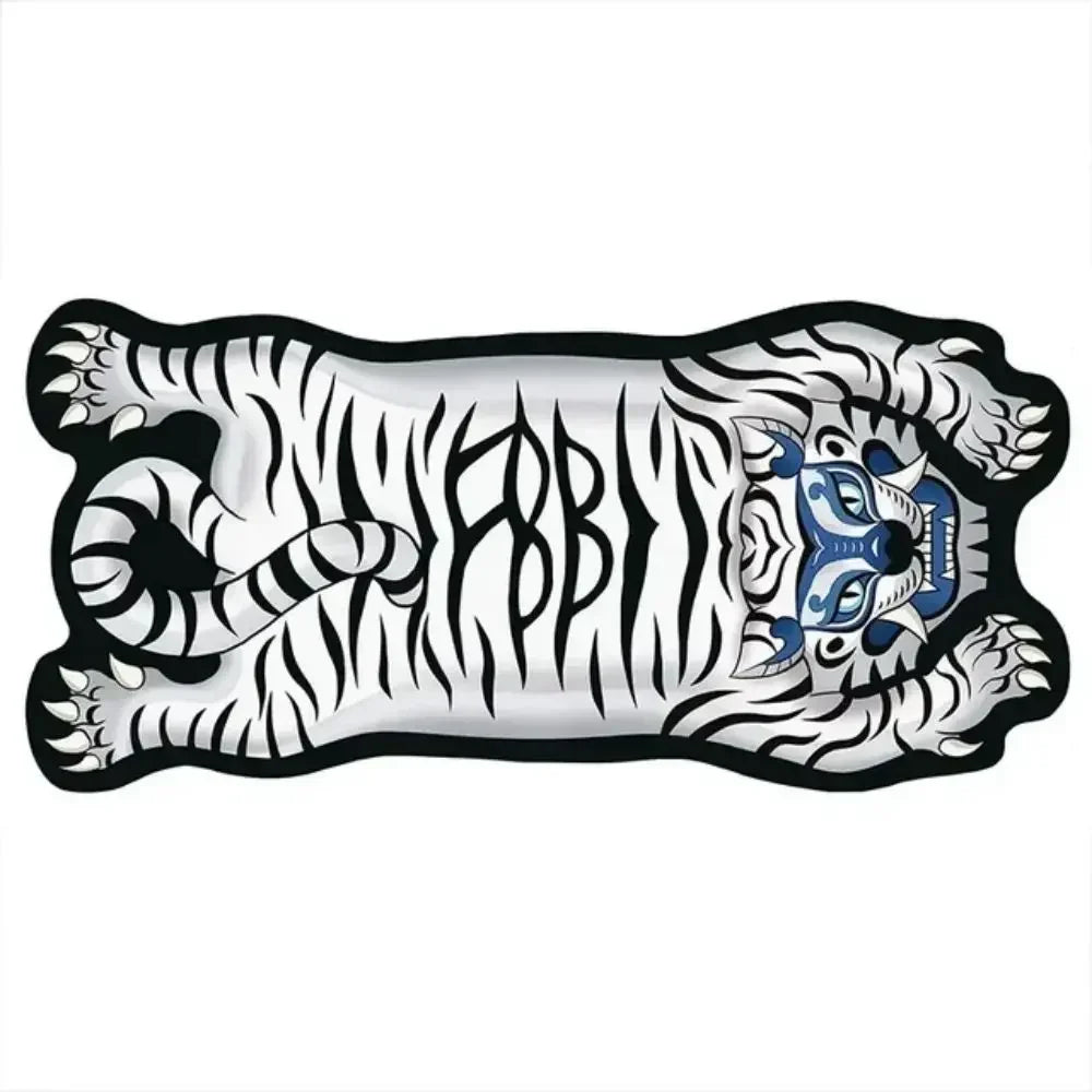 VIKAMA Tiger-Shaped Area Carpet - Non-Slip, Easy To Clean, Home Decoration, Kitchen And Bathroom Floor Mat, Entrance Door Mat