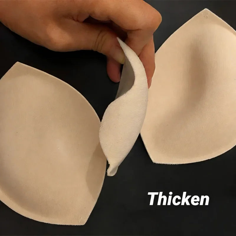 Sexy Thick Sponge Bra Pads Breast Insert Push Up Enhancer Swimsuit Bikini Padded Removeable Chest Accessories Padding