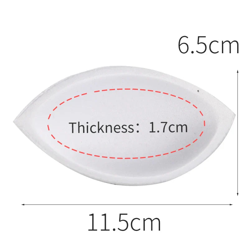 1pair Sponge Inserts In Bra Padded for Swimsuit Breast Push Up Fill Brassiere Breast Patch Pads Women Intimates Accessories