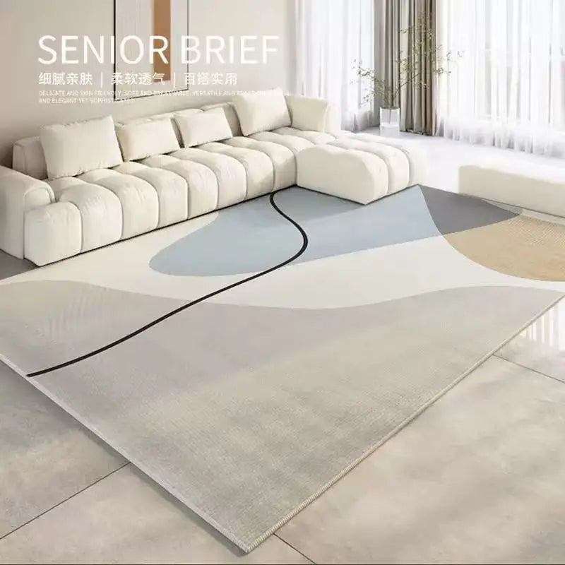 VIKAMA Modern Geometric Carpet Living Room Sofa Coffee Table Mat Room Decoration Bedroom Wardrobe Large Area Carpet